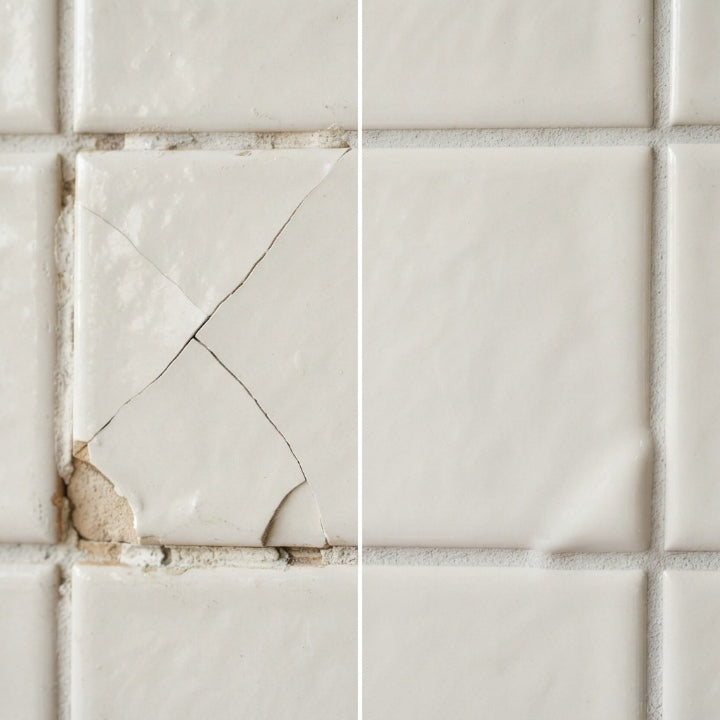 Tile Repair Paste with Spatula and Sandpaper, 100ml