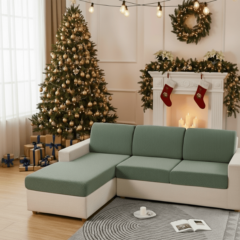 JACQUARDFIT Elastic Jacquard Sofa Cover