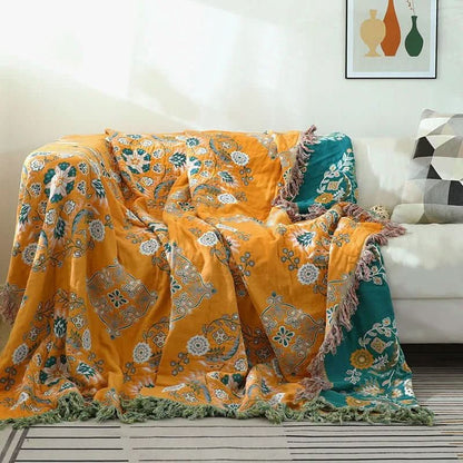 HYGGEHAVEN COVER Boho Cotton Blanket