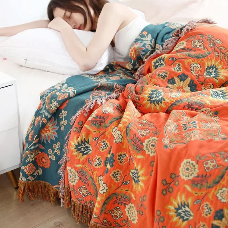 HYGGEHAVEN COVER Boho Cotton Blanket