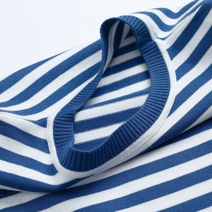 STRIPELY Striped Long-Sleeve Shirt