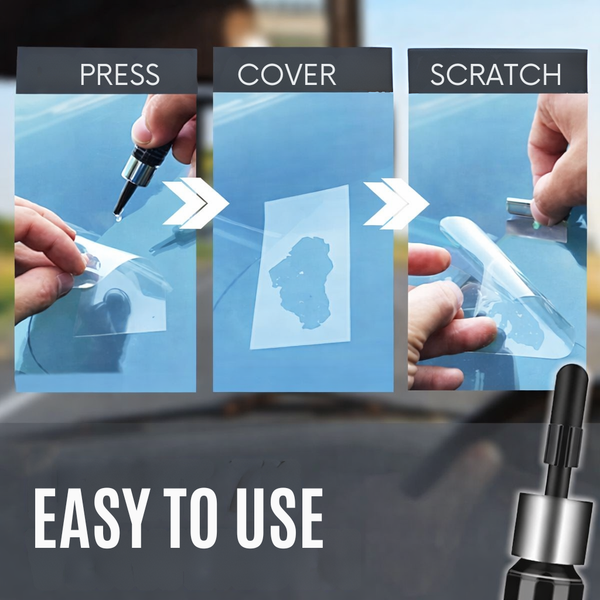 Windshield Repair Kit, Crack & Chip Repair Liquid for Car Glass, Windshields & Displays