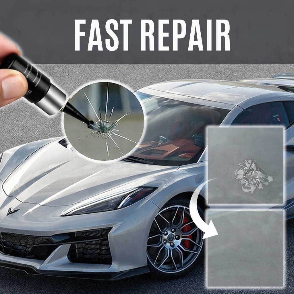Windshield Repair Kit, Near-Invisible Seal