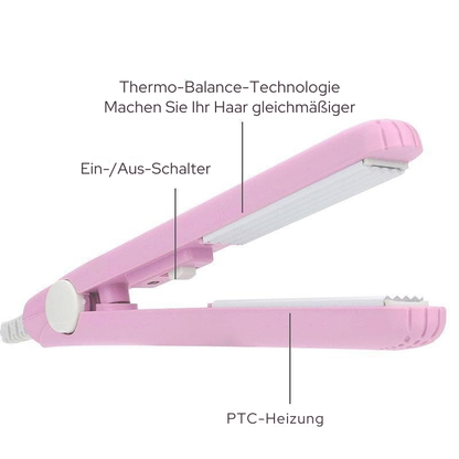 2-in-1 Ceramic Styling Iron, Gentle Heat