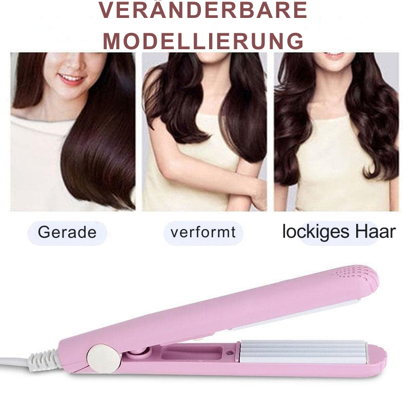 2-in-1 Ceramic Styling Iron, Gentle Heat
