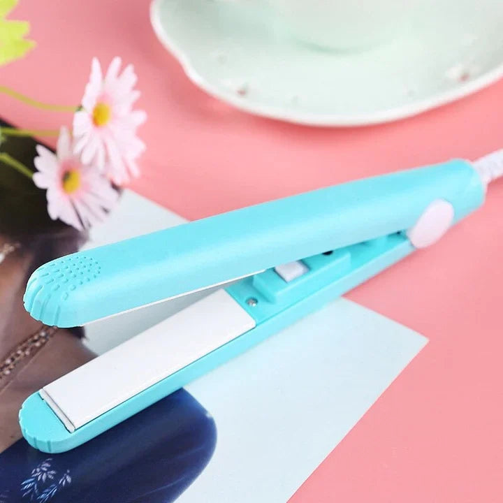 2-in-1 Mini Hair Straightener & Curler, Ceramic