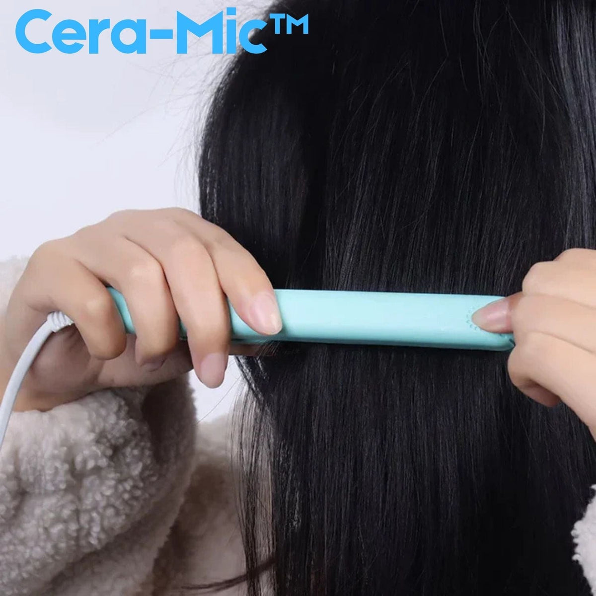 2-in-1 Mini Hair Straightener & Curler, Ceramic