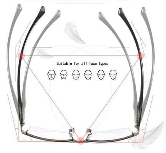 Progressive Multifocal Reading Glasses, Anti-Reflective, UV