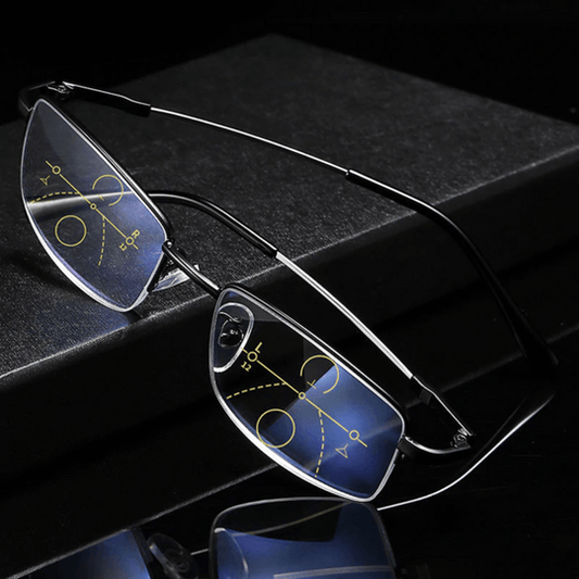 Progressive Multifocal Reading Glasses, Anti-Reflective, UV