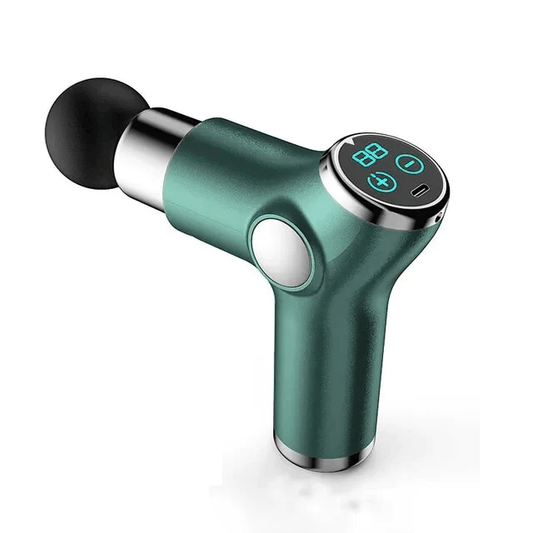 Mini Massage Gun Portable Handheld Muscle Massager with LCD, Deep Tissue Massage Gun for Muscle Tension & Recovery