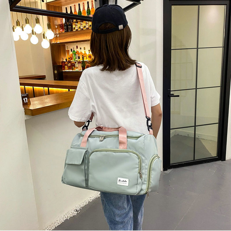 Sports Duffle Travel Bag with Shoe Compartment