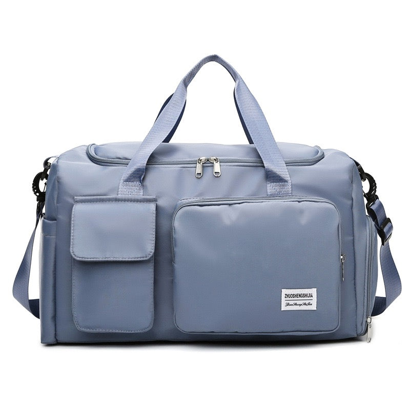Sports Duffle Travel Bag with Shoe Compartment
