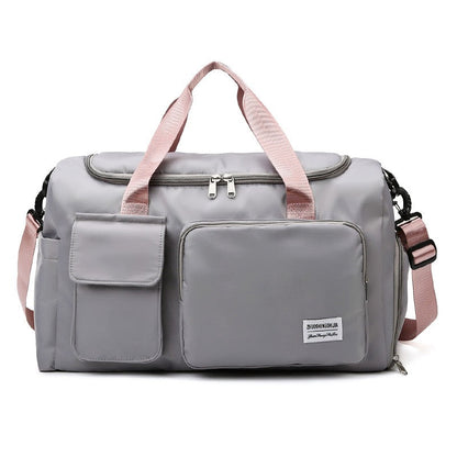 Sports Duffle Travel Bag with Shoe Compartment