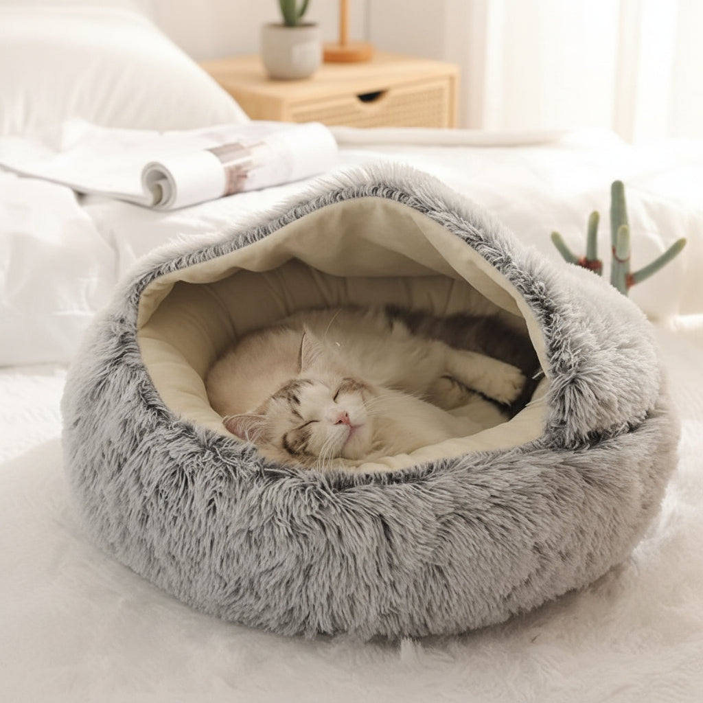 COMFYPET Soft Luxury Basket for Cats & Small Dogs