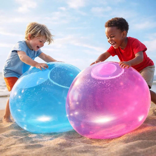 Inflatable Rubber Ball for Kids, Tear-Resistant