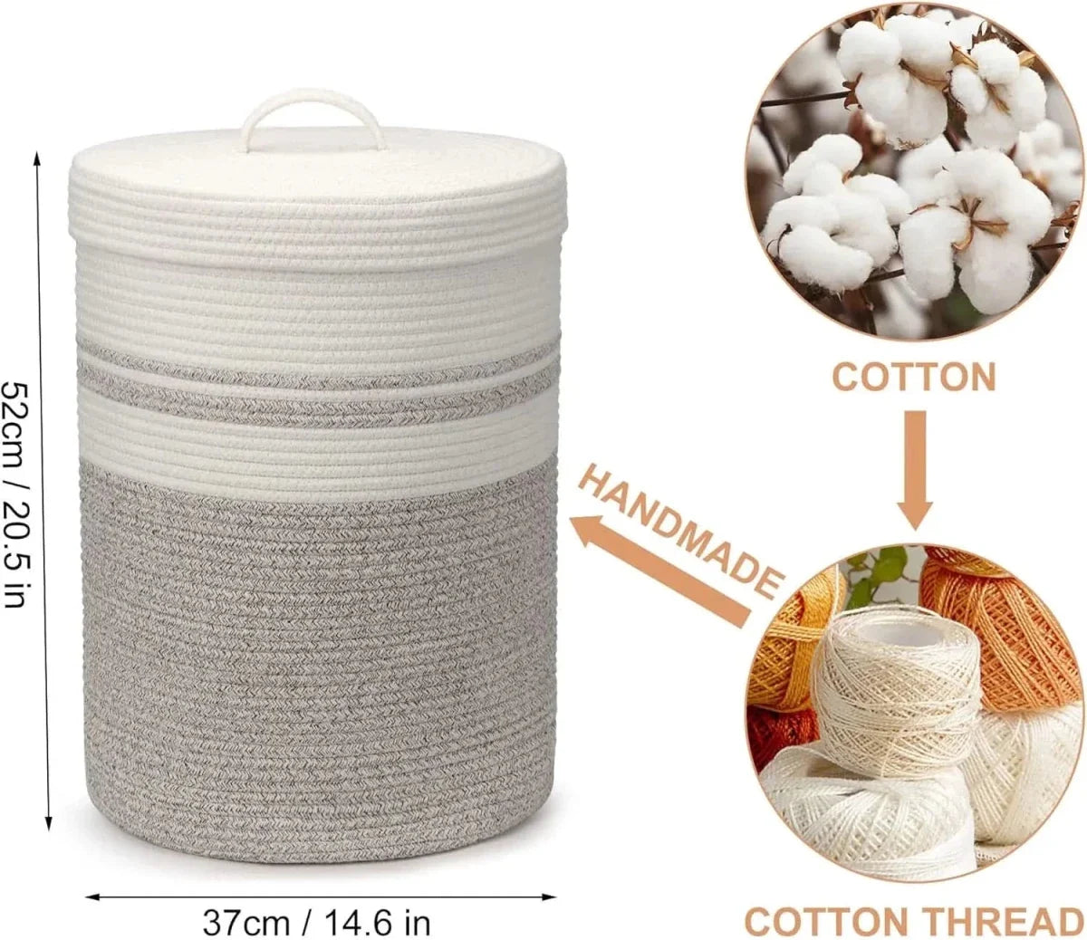 COTOLUX Laundry Basket