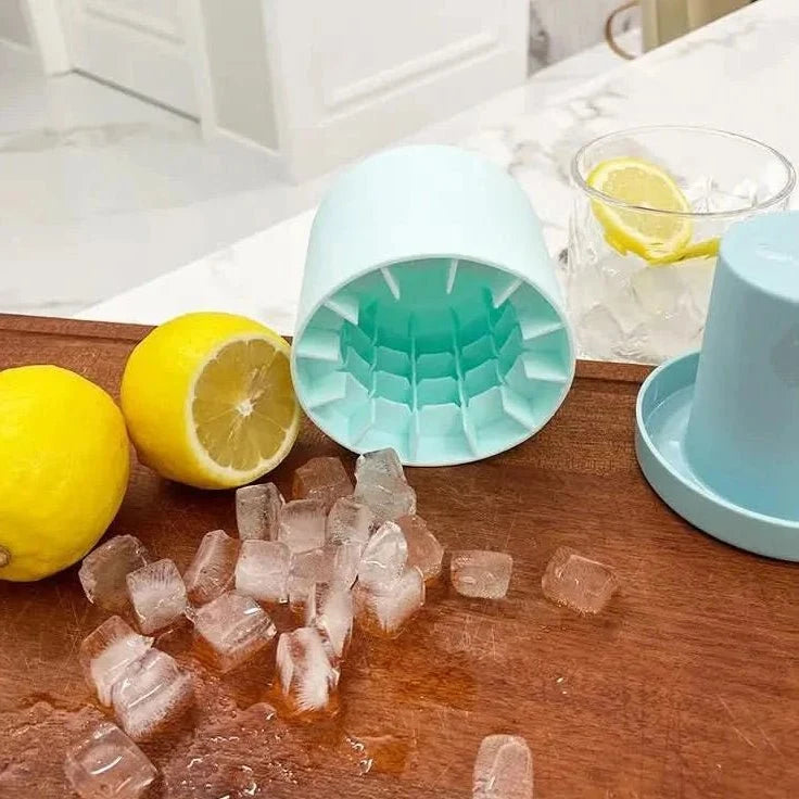 CYLINDICE Cylindrical Silicone Ice Cube Tray