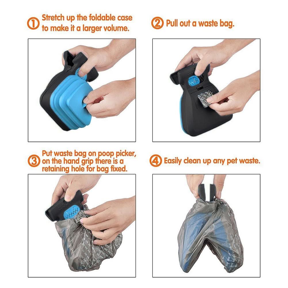 SCOOPIMATE Portable Dog Poop Scooper