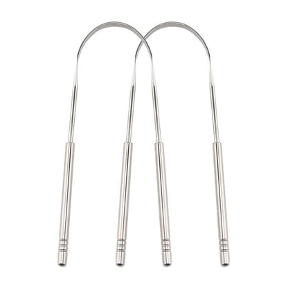 ScrapEMaster Tongue Cleaner Stainless Steel Scraper