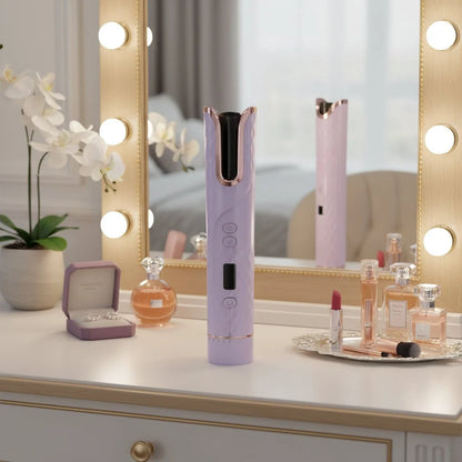 LOCKENZAUBER Wireless Automatic Hair Straightener