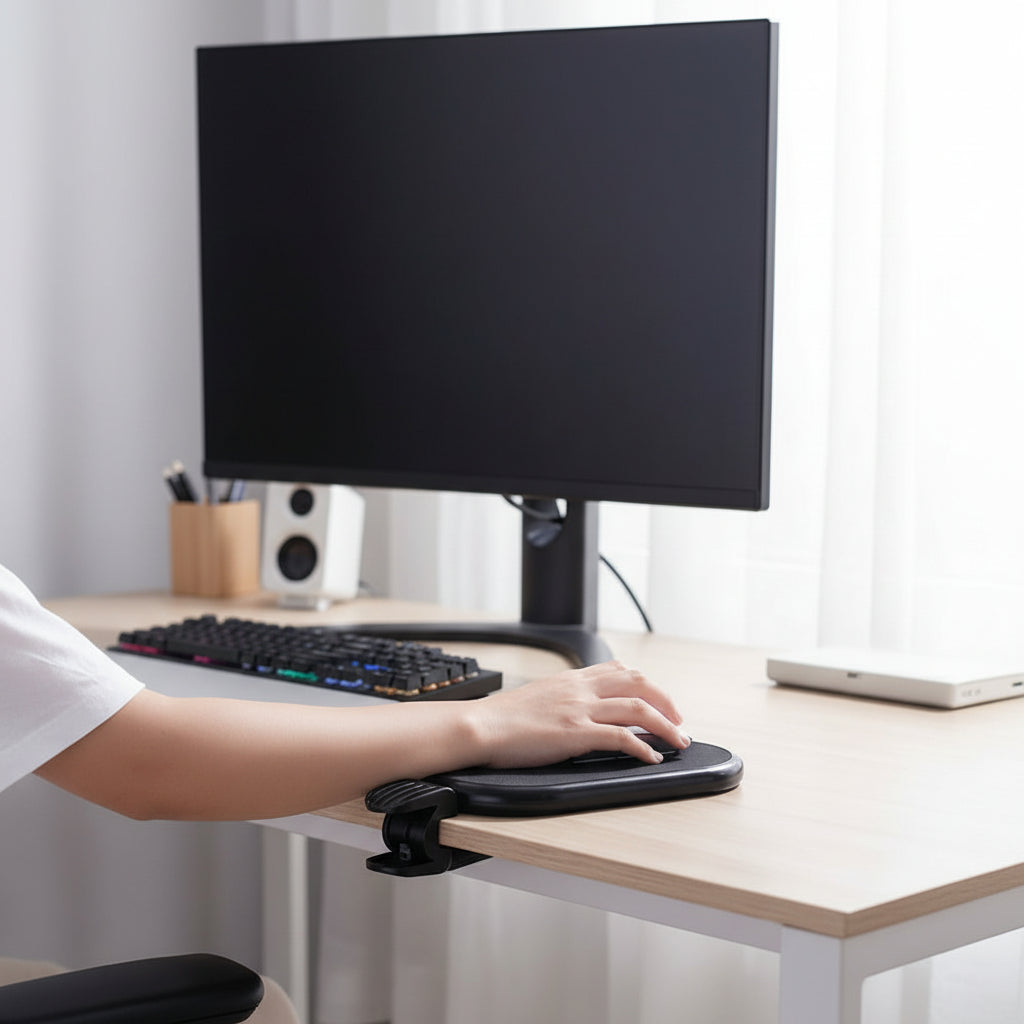Ergowork Computer Armrest Pro Ergonomic 180 Swivel Support