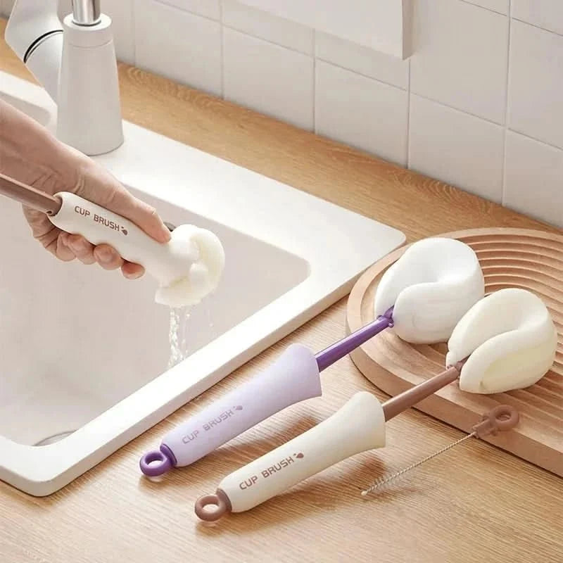 SCRUBORA 2-in-1 Sponge Brush