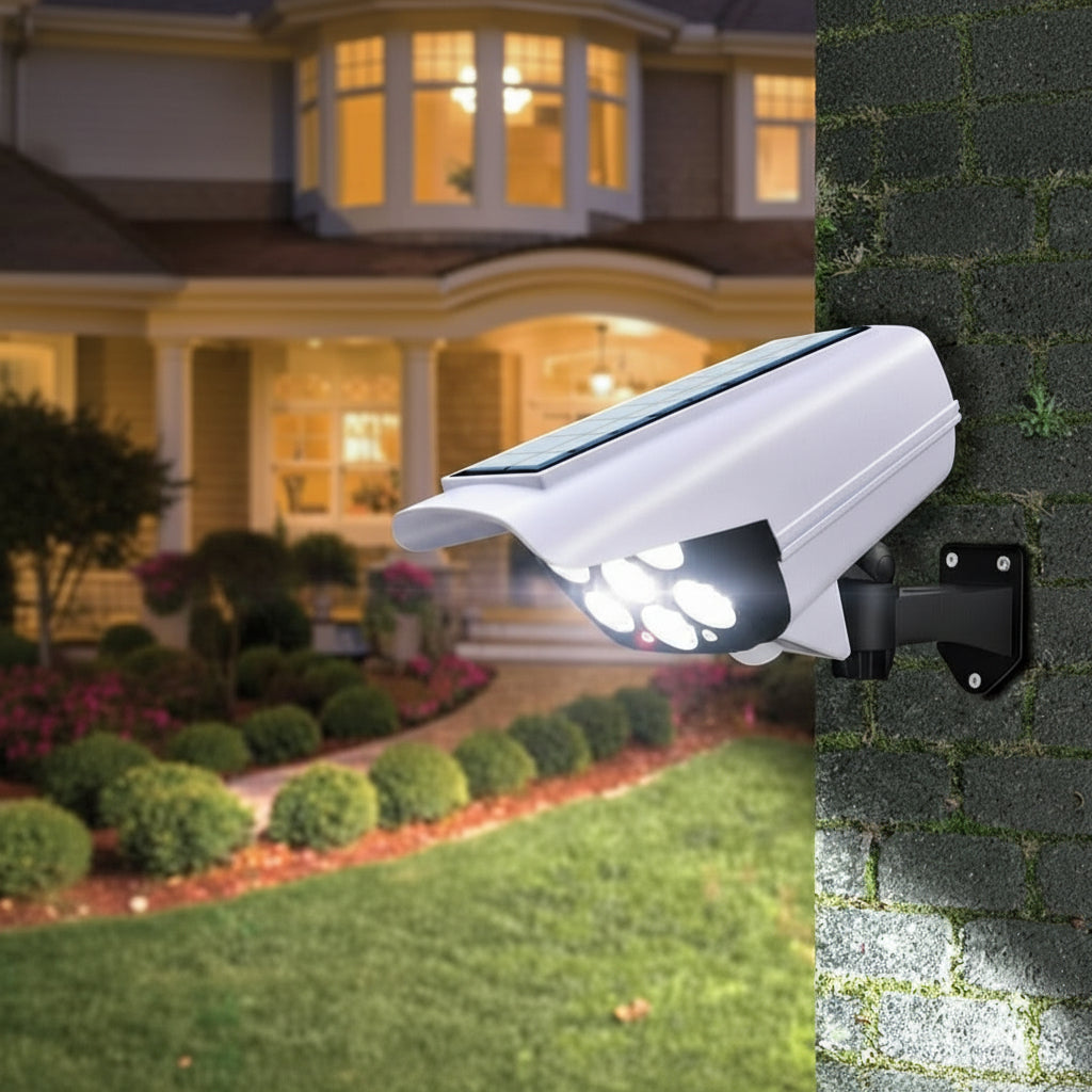 Intelligent solar reflector with motion detection for