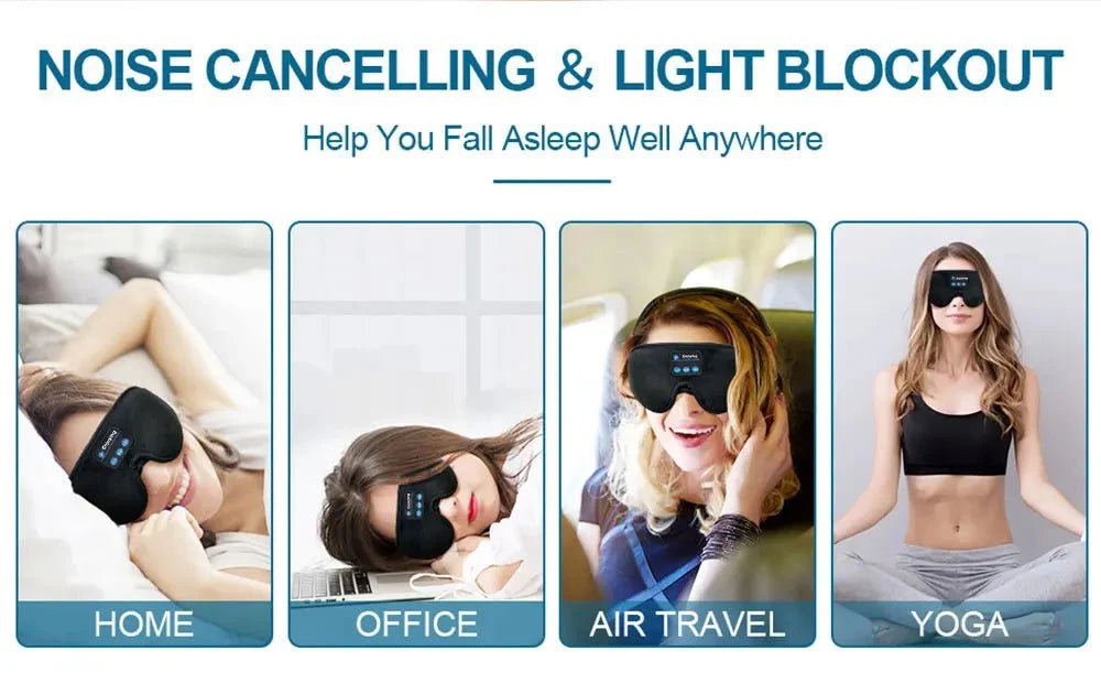 SNOOZEBEAT Bluetooth Sleep Mask