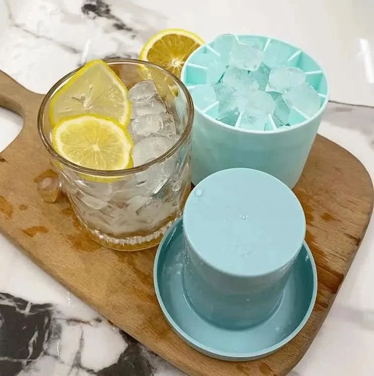 CYLINDICE Cylindrical Silicone Ice Cube Tray