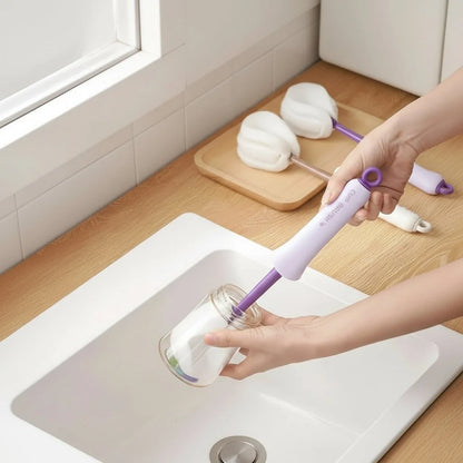 SCRUBORA 2-in-1 Sponge Brush