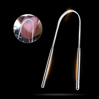 ScrapEMaster Tongue Cleaner Stainless Steel Scraper