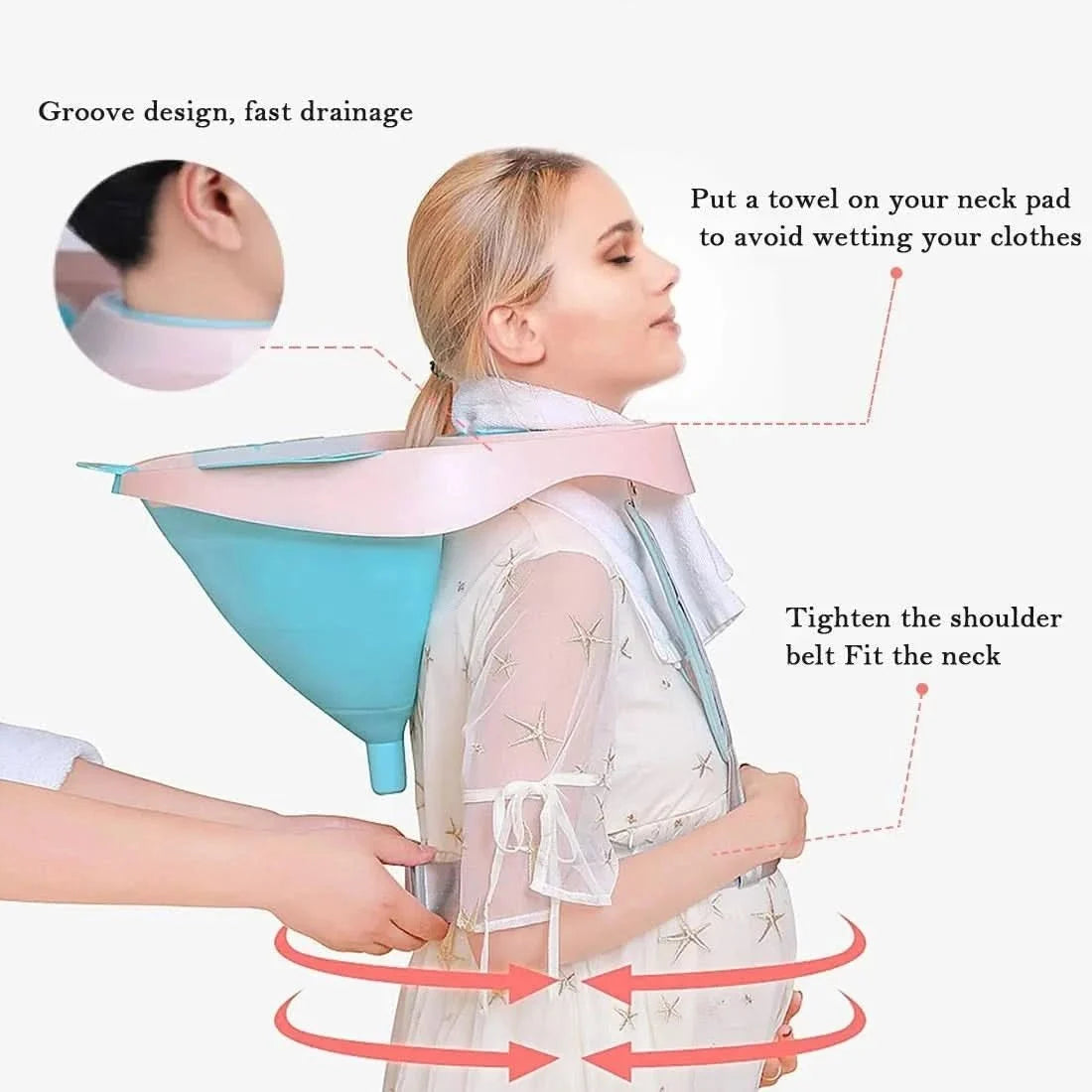 HAIRFLOW Foldable Hair Washing Basin