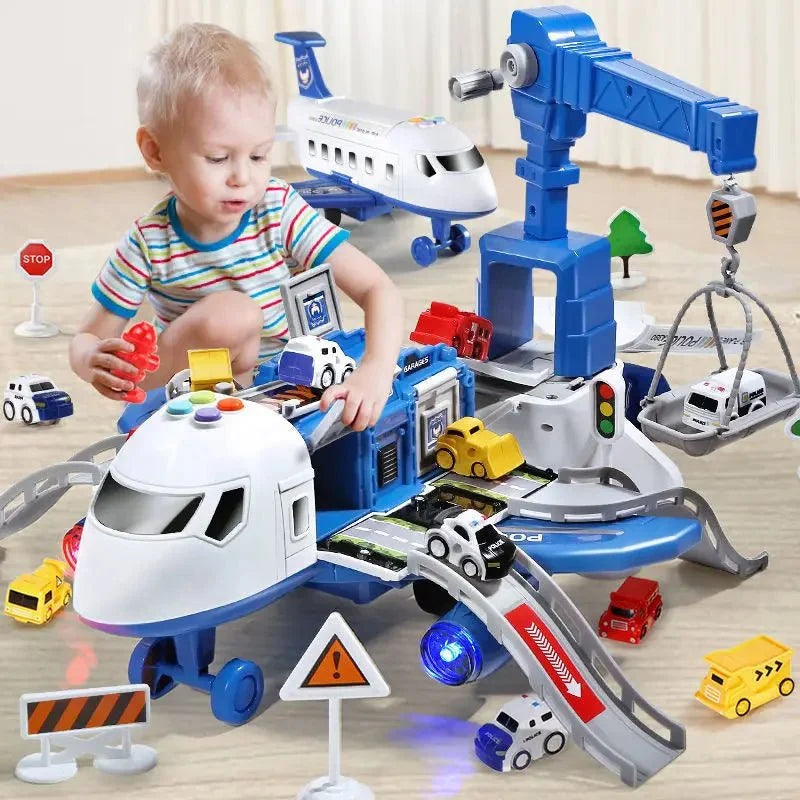 SKYAUDIO Musical Deformation Stretching Airplane Toy