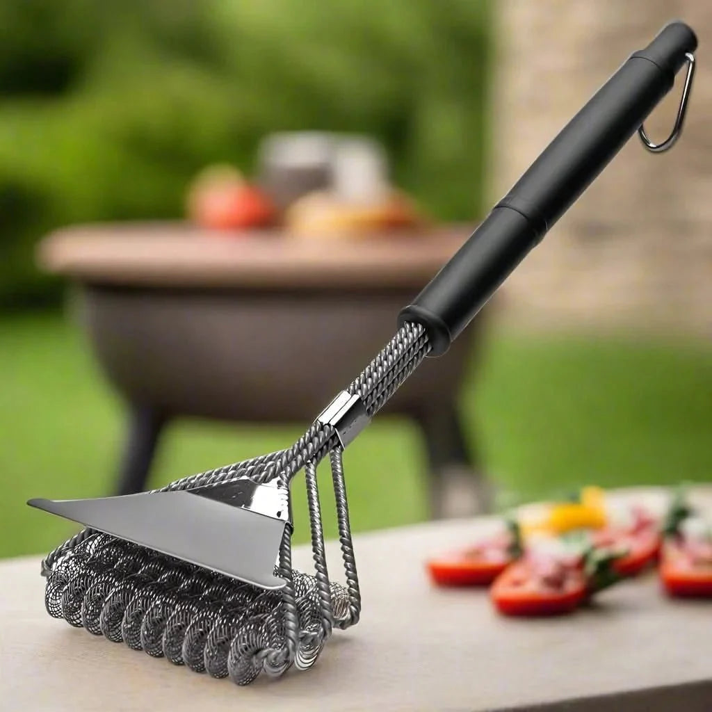 GRILLMASTER Bristle-Free Stainless Steel BBQ Brush
