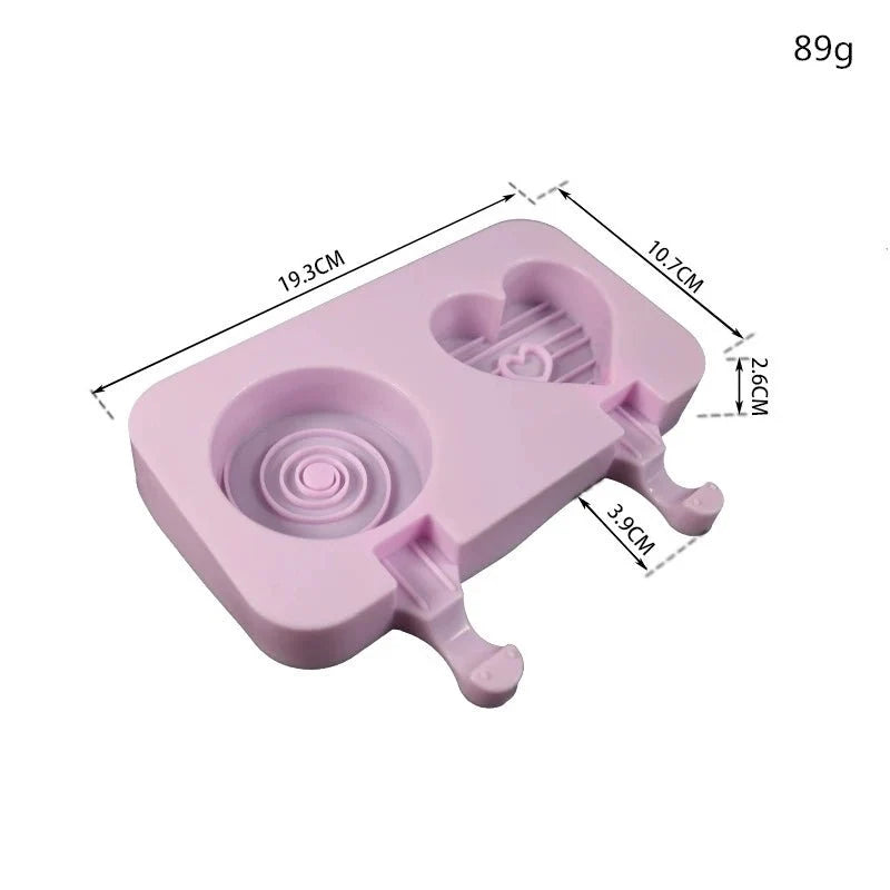 SWEETFREEZE Silicone Ice Pop Molds