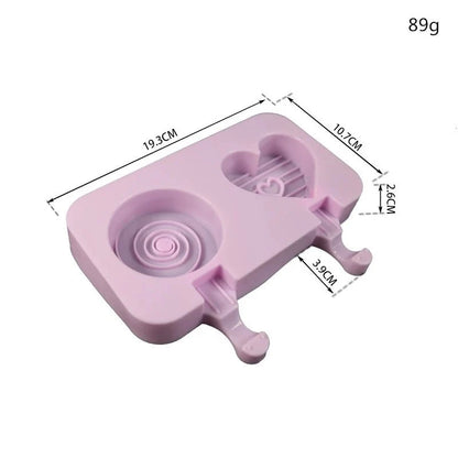 SWEETFREEZE Silicone Ice Pop Molds