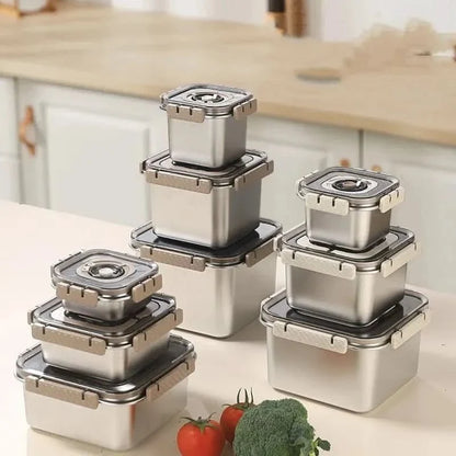 FRESHLOCK Leak-Proof Stainless Steel Lunchbox
