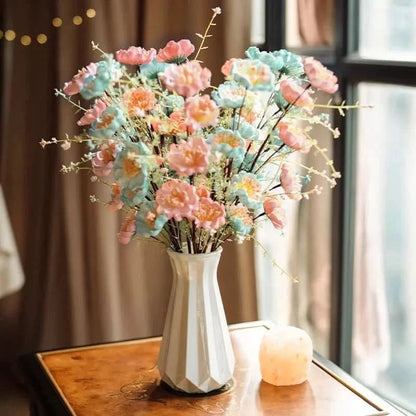 RHODOLUX Silk Flower Rhododendron Bouquet