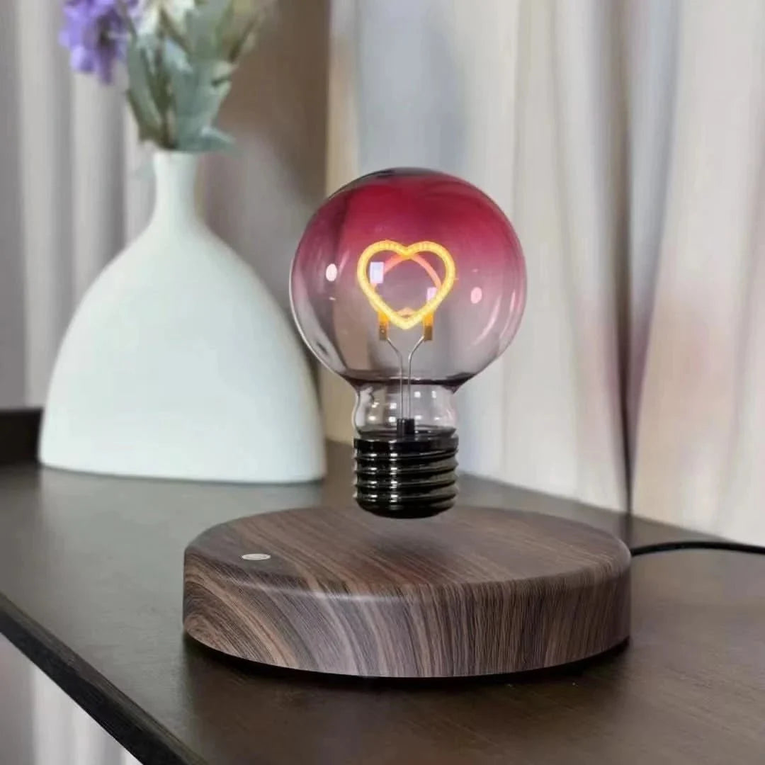 LEVILOVE Magnetic Floating Heart Lamp
