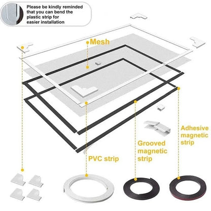 FIBERSHIELD High-Quality Fiberglass Fly Screen