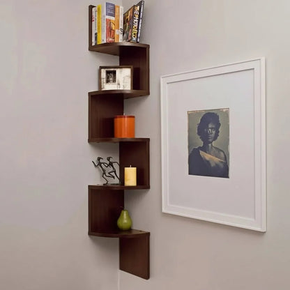 FLOATIERA Corner Wall Shelf Space-Saving Storage