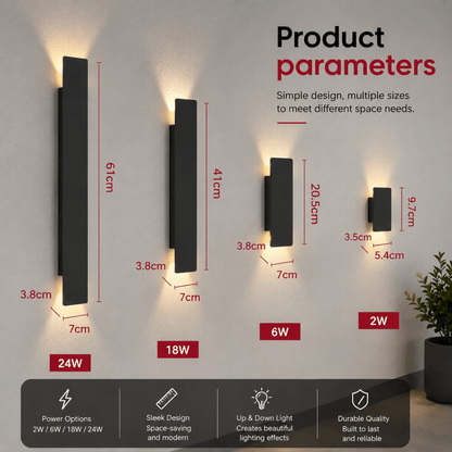 HARMONYLIGHT LED Wall Light LED Warm Light
