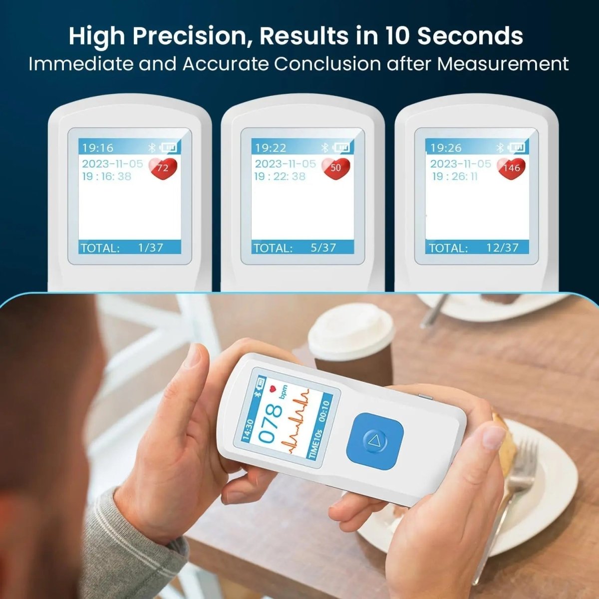 PULSEBT Bluetooth Electrocardiogram Device