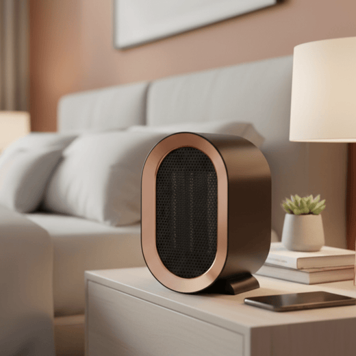 Space Heater Mini Electric Ceramic Heater, Small Portable Heater for Bedroom, Office & Desk, Energy Saving Personal Space Heater
