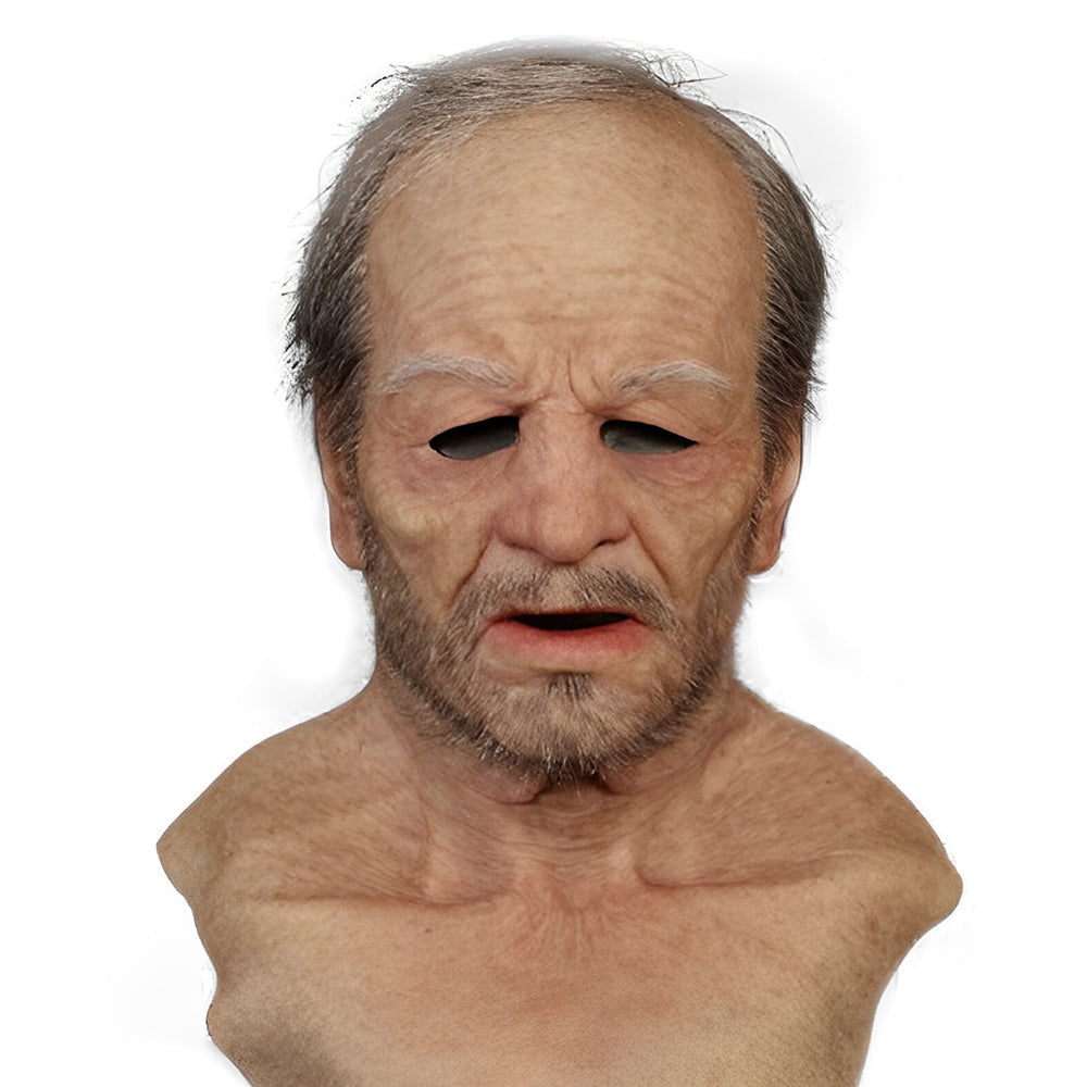 Realistic Full-Head Latex Costume Mask