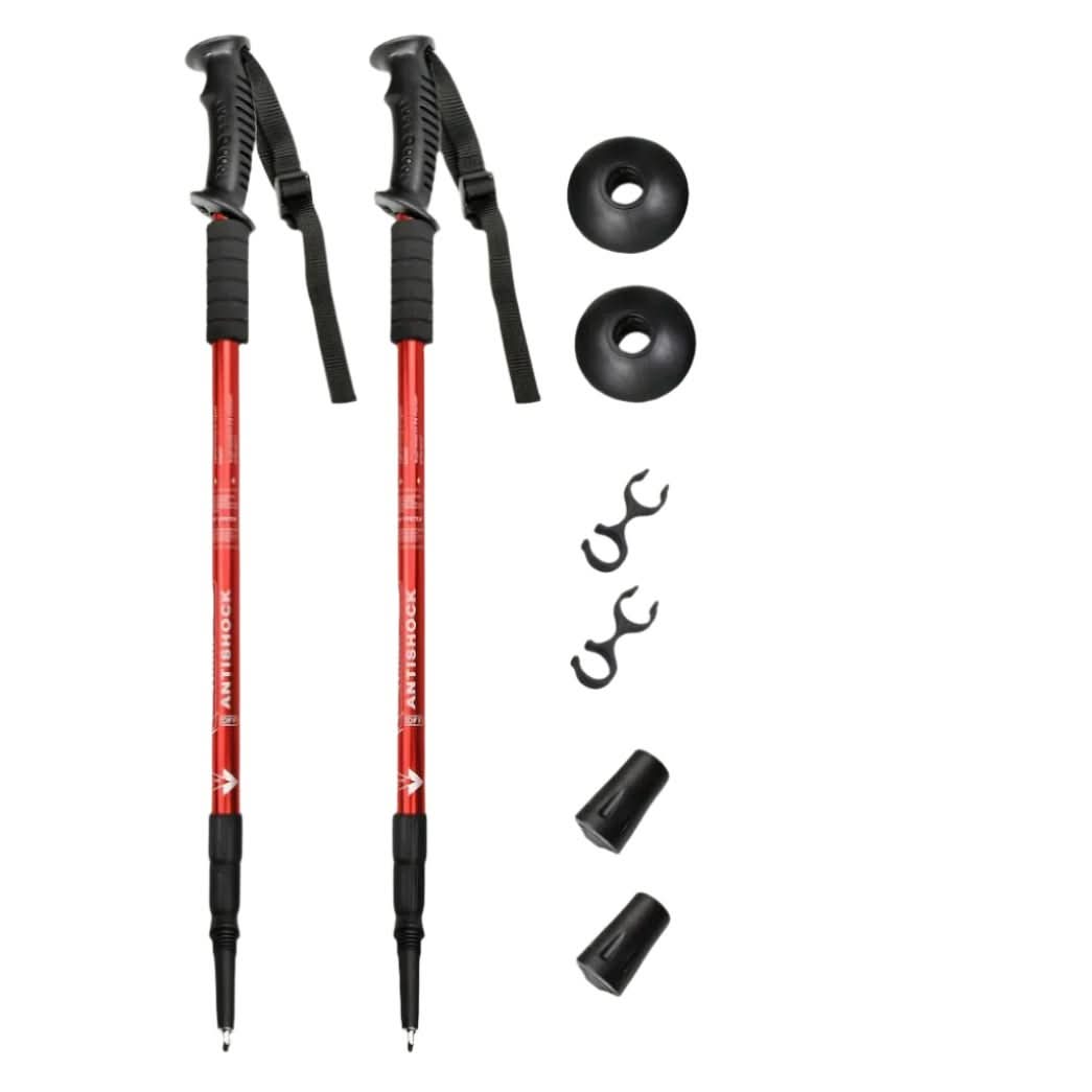 Aluminium trekking poles Lightweight Shock-absorbing image with text 3