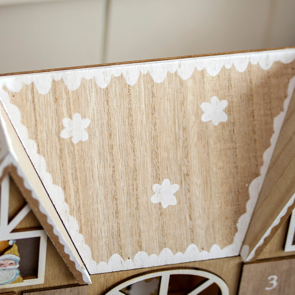 XMASCOTTAGE Illuminated Wooden Advent Calendar