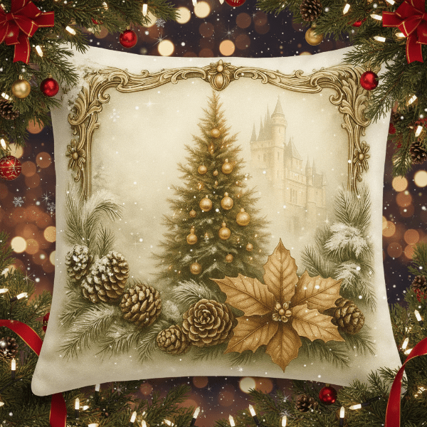 SNOWBOW Festive Velvet Cushion Covers