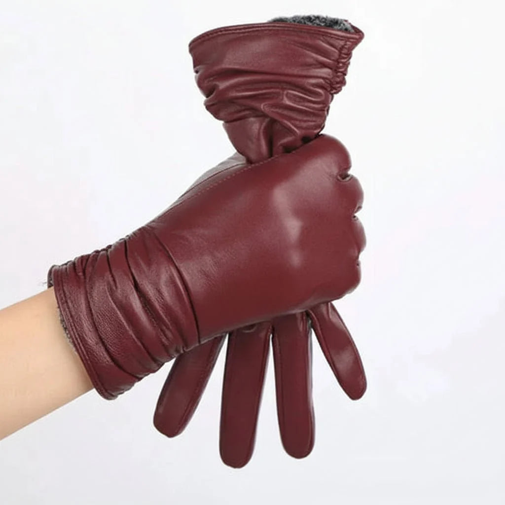 LUXLEATHER Women's Leather Gloves Lined