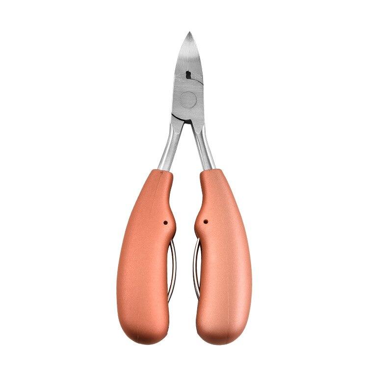 Stainless Steel Toenail Clippers for Thick Nails, Curved Blades